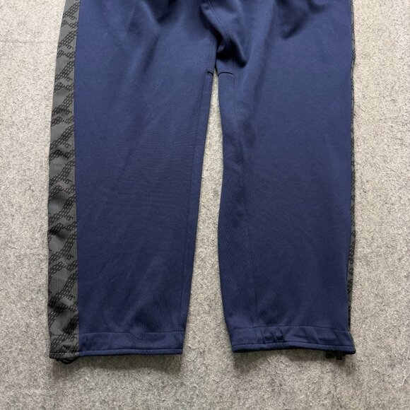 Nike Training Pants Men Small Blue Gray Fleece 29" Ripcord Adjustable Leg 535695 - Picture 10 of 16
